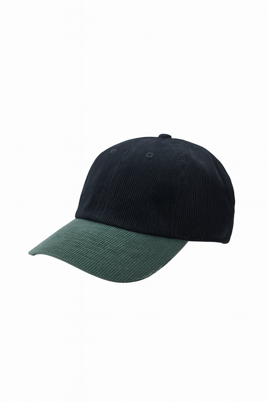 Corduroy two-tone trucker hat