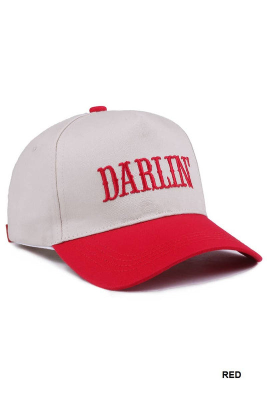 Darlin' Two Tone Canvas Cotton Cap
