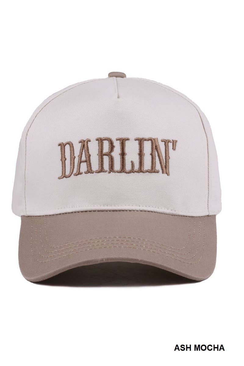 Darlin' Two Tone Canvas Cotton Cap