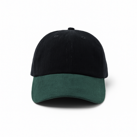 Corduroy two-tone trucker hat