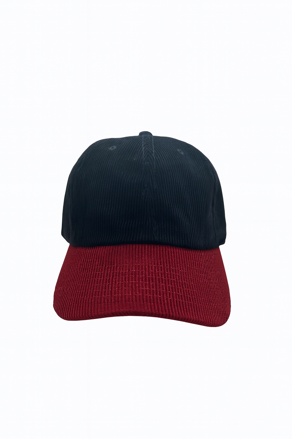 Corduroy two-tone trucker hat